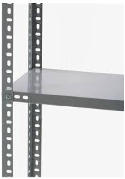Burada 4 Katlı 31x75-200cm Galvaniz Çelik Raf -0.70 Mm Çok Renkli