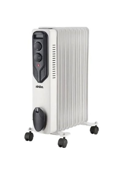 11 Dilimli Yağlı Radyatör Soba - Isıtıcı Turbo Isıtma 3-kademe Isı Ayarlı Termostat 1000-1500-2500w