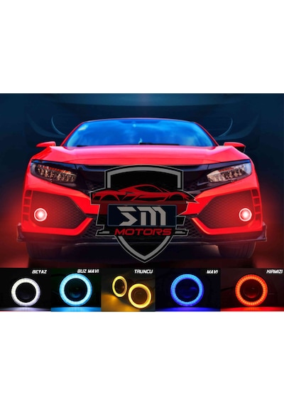 Angel Sis Farı Universal 76mm Mercekli (2 Adet) Beyaz