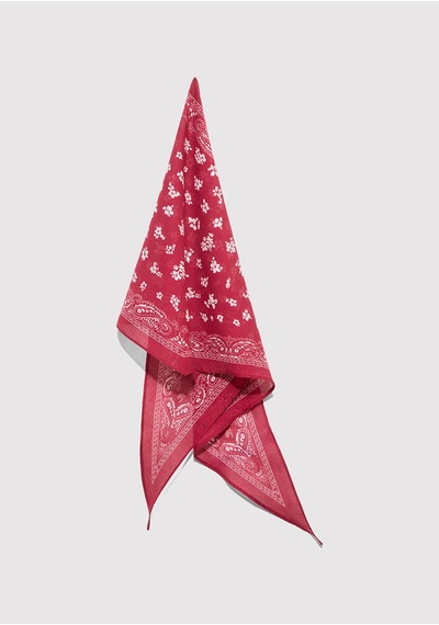 Mavi - Baskılı Bandana 1913900-70390 Kırmızı