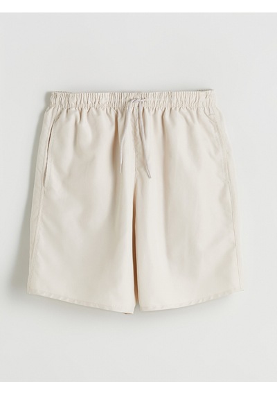 Lcw Swımwear Bej Kısa Boy Basic Erkek Deniz Şortu