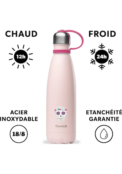 Paslanmaz Çelik Yalıtımlı Şişe 500 Ml Model Çocuk Kafatası Genel