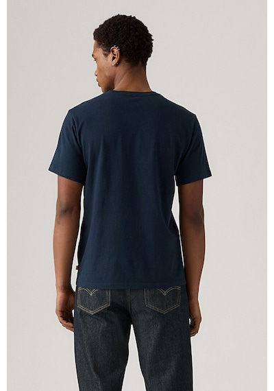 Levi's Relaxed Erkek Mavi Bisiklet Yaka Tişört - A2082-0296 Lacivert