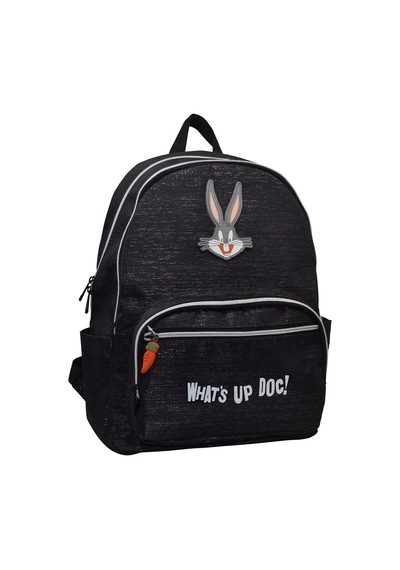 Looney Bugs Bunny Okul Çantasi 4 Bölmeli 1420 Siyah-beyaz