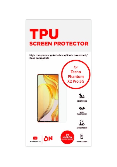 Tecno Phantom X2 Pro Ekran Koruyucu Tam Kaplayan Esnek Hd Film