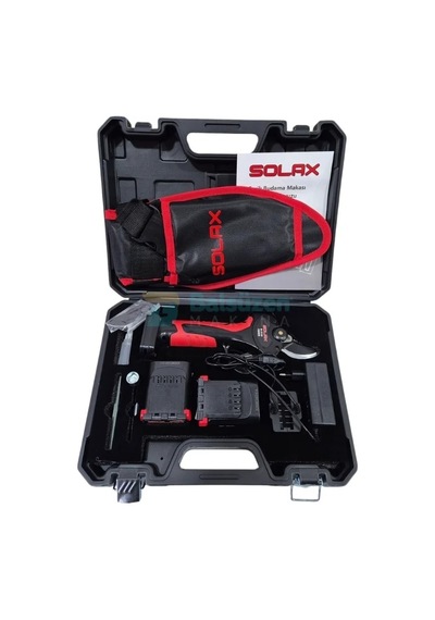 Solax B-2120 3 Metre Teleskobik Uzatmalı Akülü Budama Makası 35 Mm
