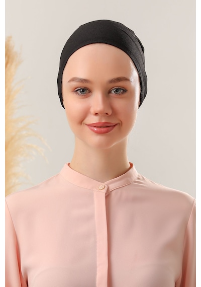 Melodi Scarf Kadın Tesettür Dikişli Set Bone Siyah 10 Adet Bağlamalı Penye Bone Siyah Melodi Scarf Kadın Tesettür Dikişli Set Bone Siyah 10 Adet Bağlamalı Penye Bone Siyah
