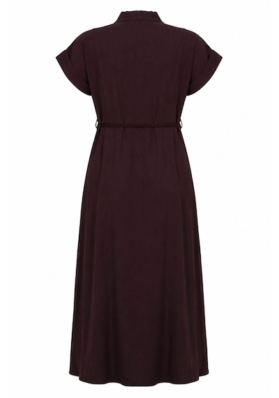 Trender E-018 Mürdüm Kadın Elbise 27kd52000106