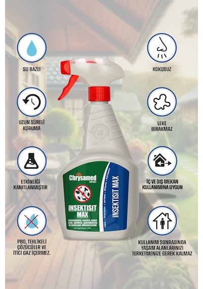 Chrysamed Max Böcek İlacı 1 L