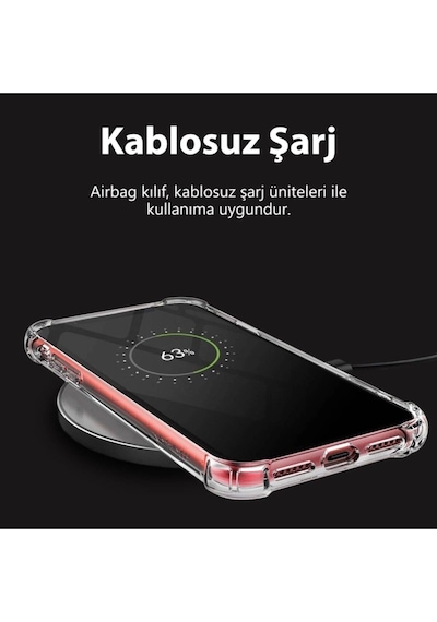 Huawei P30 Pro Uyumlu Darbeye Dayanıklı Köşe Korumalı Kılıf Anti Şok Şeffaf Kapak Şeffaf