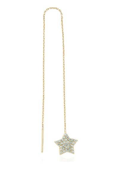 Glorria Altın Sallantı Yıldız Küpe N11.11133