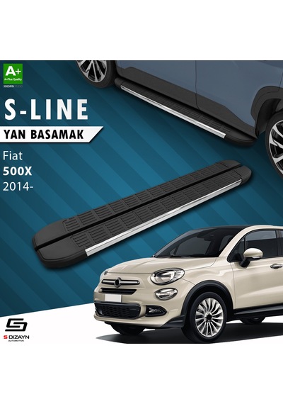 S-dizayn Fiat 500x S-line Krom Yan Basamak 173 Cm 2014 Üzeri