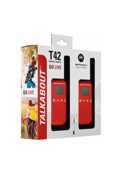 Motorola TLKR-T42 Pmr El Telsizi 2'li Kırmızı