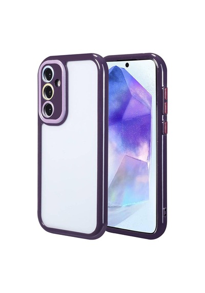 Samsung Galaxy A55 Uyumlu Renkli Tasarımlı Kamera Korumalı Lüx Silikon Kılıf