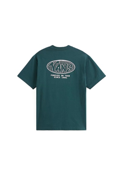 Vans World Tour Loose Ss Tee Erkek Koyu Yeşil T-shirt - Vn000vy8