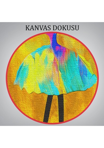 Afrikalı Balerin Kız Yağlıboya Görünüm Dekoratif Kanvas Tablo-3718 35 X 50