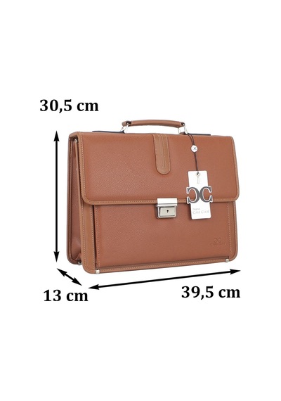 Case Club Kilit Mekanizmalı  Evrak Çantası 15,6 inç Laptop Bölmeli