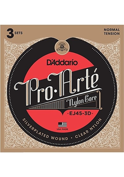 D'addario Ej45 Pro-Arté Nylon. Normal Tension-3D Takım Tel Klasik