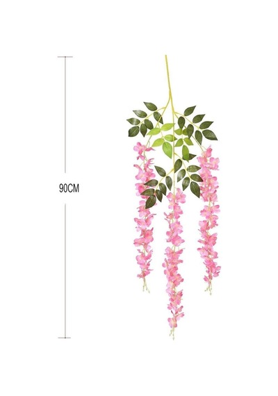 Nettenevime Yapay Çiçek Sarkan 3 Dallı Akasya 90cm Pembe Diğer