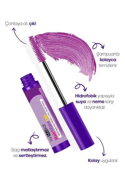 Mor Balyaj Saç Maskarası 6 Ml