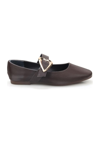 Papuçcity Fendi 03468 Kadın Günlük Babet Kahve