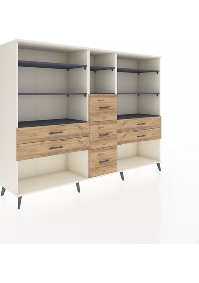 Hyperion Dolap 8 Raflı 7 Çekmeceli 220x44x163 Aytaşı-antrasit/ça Aytaşı-antrasit/çam Hyperion Dolap 8 Raflı 7 Çekmeceli 220x44x163 Aytaşı-antrasit/ça Aytaşı-antrasit/çam