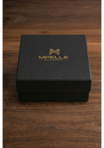 Mpelle Hakiki Deri Rugan Kemer Siyah