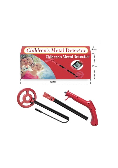 Çocuk Ayarlanabilir Başlıklı Altın Metal Dedektörü+pil