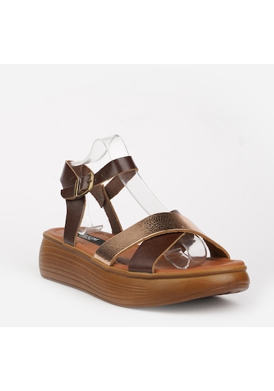 Kuum London Orthopedix K8409 Hakiki Deri Kadın Sandalet 001