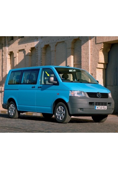 VW Transporter T5 04-10 Sağ Dikiz Aynası Camı Isıtmalı 7H1857522S