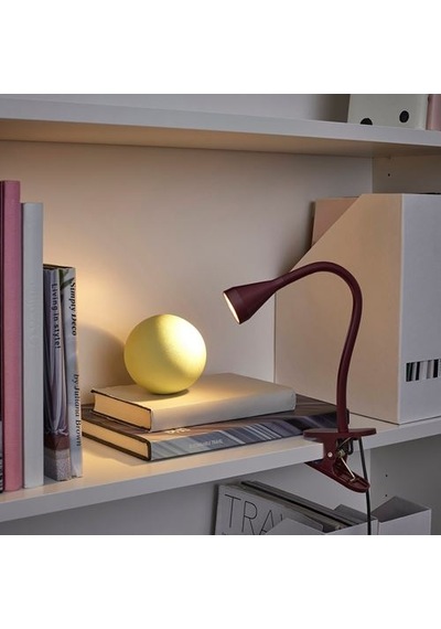 Ikea Nävlınge Çalışma Lambası, Koyu Kırmızı