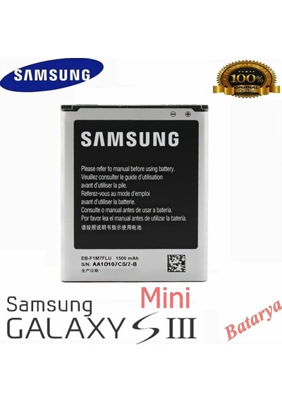 Samsung Uyumlu Galaxy S3 Mini İ8190 Batarya 1500Mah Eb425161...