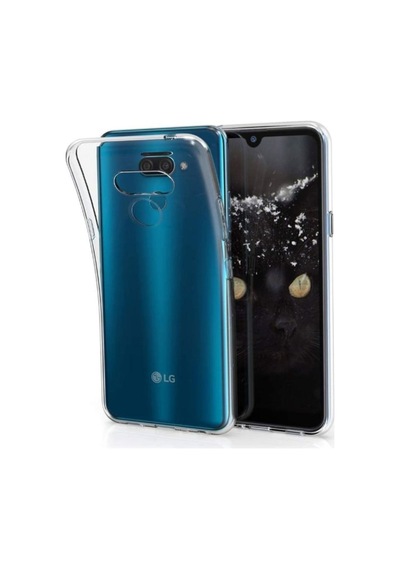 LG K50S Uyumlu Şeffaf Silikon Kılıf - Kamera Korumalı Esnek Tam Koruma Kapak