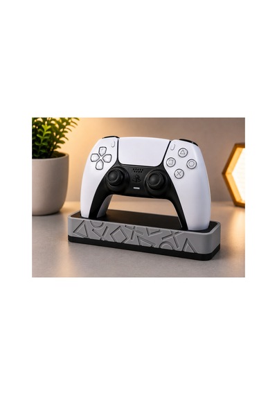 Ps5 Uyumlu Dualsense Oyun Kolu Standı Masaüstü Controller Tutucu Dekoratif Gamepad Standı Gri