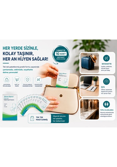 Kullan At 2 Katlı Klozet Kapağı Örtüsü 3x10 Adet Tüm Klozetlerle Uyumlu Xxl Altın - Beyaz