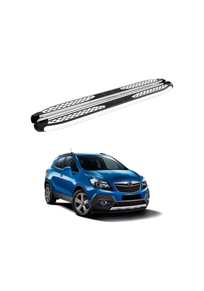 Opel Mokka 2013-2020 Yan Basamak Plus Gri