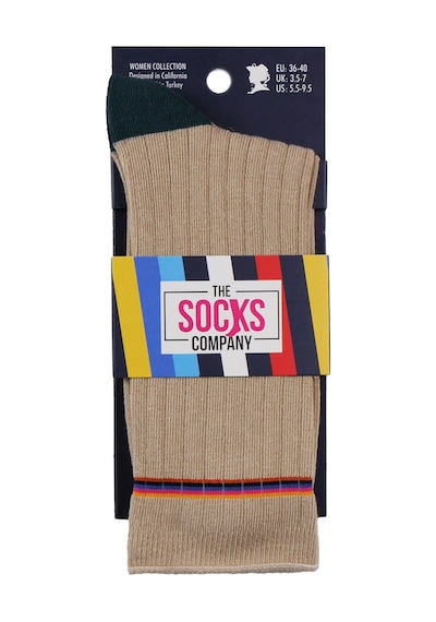 The Socks Company Desenli Kadın Soket Çorap 279k Çok Renkli