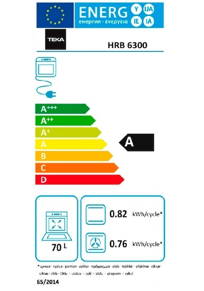 Teka HRB 6300 VN Ankastre Multifonksiyonel Zamanlayıcılı Country Fırın 111010012