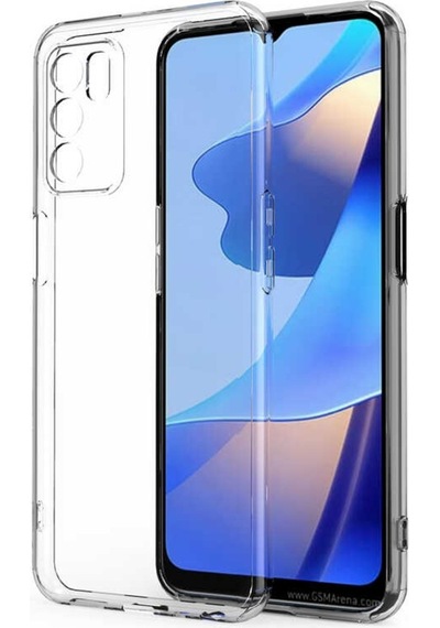 Oppo A16 Kılıf Kamera Korumalı Süper Silikon Kapak Renksiz