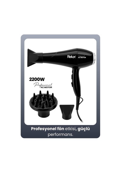 Rhd2200 Saç Kurutma Makinesi 2200 W Profesyonel Ac Motor, Vigo Başlık