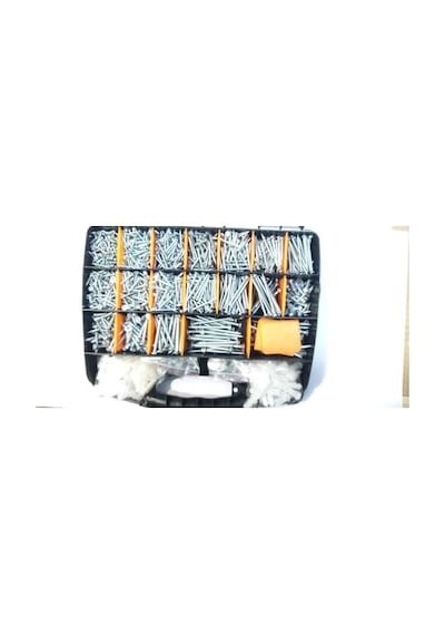 1960 Adet Sunta Vidası Dübel Pul Seti Çantalı Bölmeli 3675 Gr