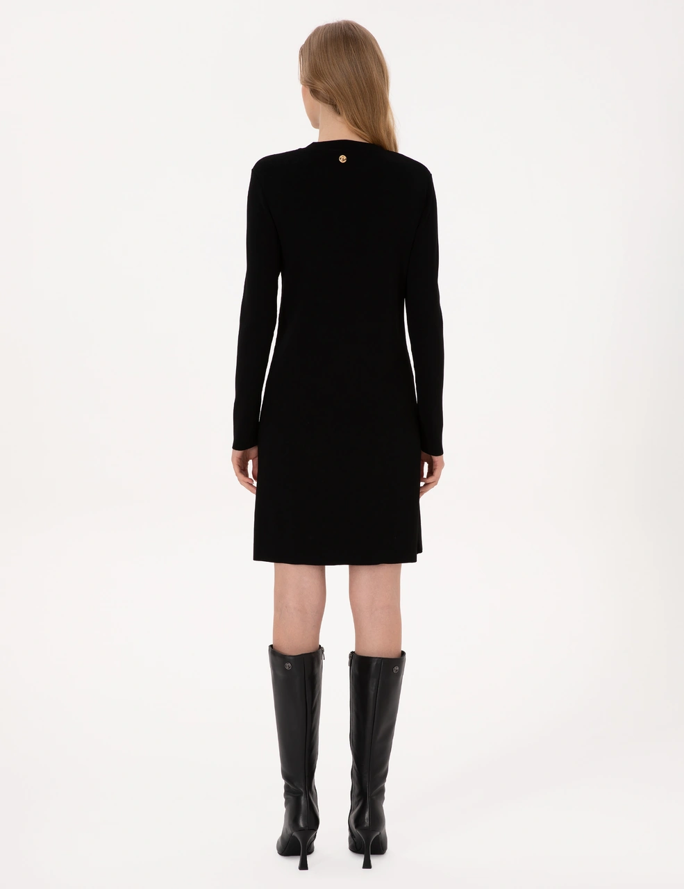Pierre Cardin Kadın Siyah Elbise Triko 50311039-vr046 Siyah