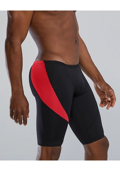 Tyr Durafast Elite Erkek Jammer Mayo - Hexa Siyah - Kırmızı