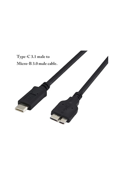 Type-C - USB 3.0 Mikro B Kablo Type-C - 3.0 Micro Type-C USB 3.1