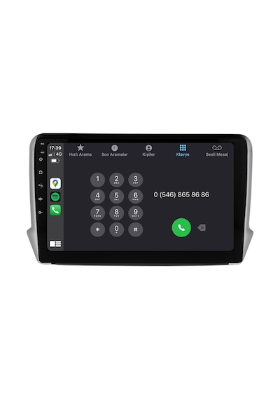 Peugeot 208 Android Multimedya Sistemi 2013-2021 Crv-4420xaa