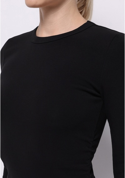 Colin's Colins Slim Fit Düz Kadın Siyah ¾ Kol Elbise Cl1076177 Q1.v2 Blk Siyah