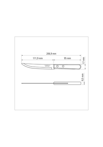 Tramontina Churrasco 22300/405 13cm Biftek-steak Bıçağı Diğer