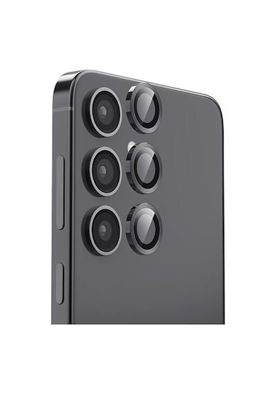 Galaxy S25 Plus Raze Metal Kamera Lens - Siyah