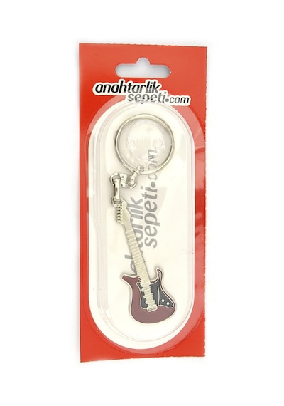 Gitar Kırmızı Anahtarlık