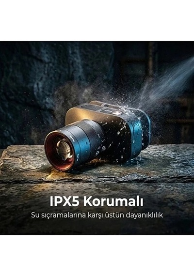 Bxt1fl 10w Şarj Edilebilir Kafa Feneri 750 Lümen 2500mah 4 Işık Modlu Zoom Özellikli Led Kafa